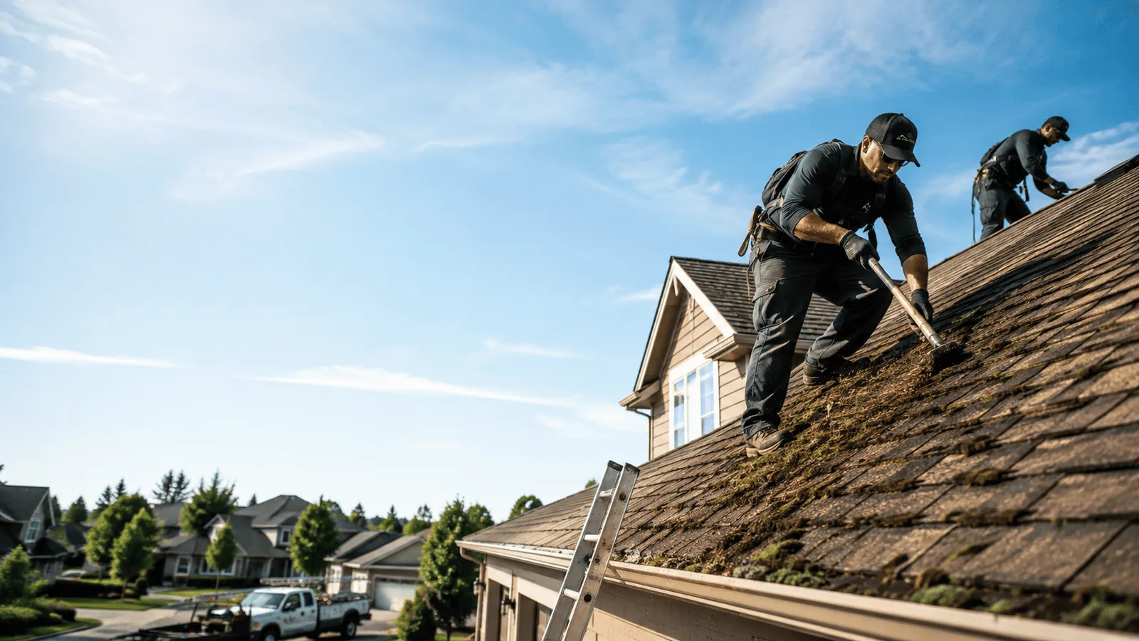 Roof Moss Removal in Holland, MA near me